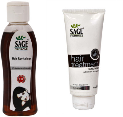 

Sage Herbals Combo Of Hair Revitaliser & Hair Conditioner(Set of 2)