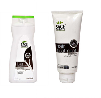 

Sage Herbals Hair Treatment Shampoo & Conditioner Combo(Set of 2)