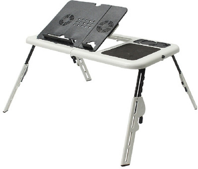 

Elegant Shopping Foldable Multi-Function Portable Laptop Table-00876453 Cooling Pad(White, Black)