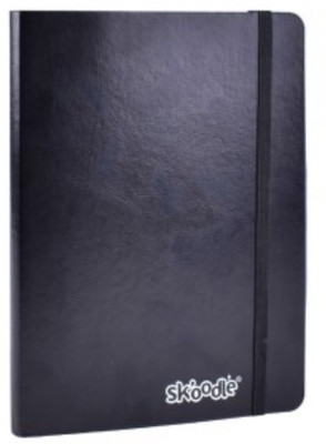 

SKOODLE Regular Notebook(Leather Black, Black)