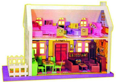 

FEMININE STYLE 34 pieces My Little Doll House(Multicolor)