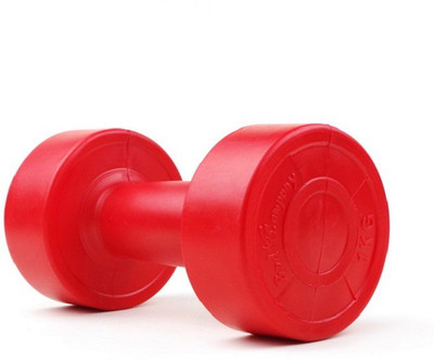 

FACTO POWER RED COLOR 5KG VINYL PLASTIC DUMBELL Fixed Weight Dumbbell(10 kg)