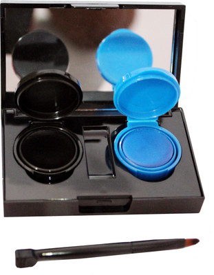 

colors queen Glamorous Long wear Gel Kajal & Eye liner ( Black+Blue) 4 g(black, blue)