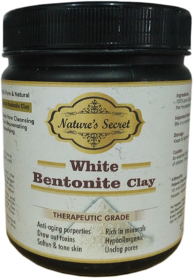 

Nature's secret white Bentonite Clay Powder Organic. Use for Clay Mask Detox Etc. Healing Detoxifying Useful on Oily Skin. Cosmetic-grade.(456 g)