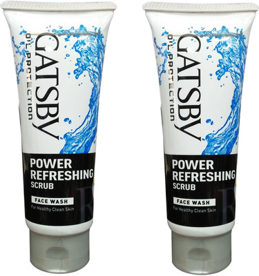 

Gatsby Power Refreshing Scrub Face Wash Pack of 2 Face Wash(120 g)