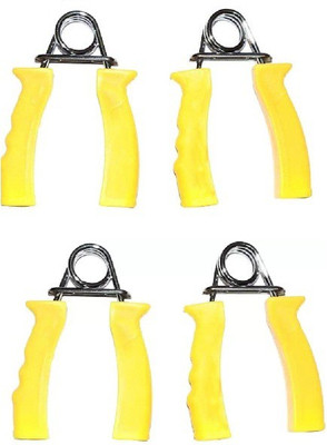 Monika Sports 4 pc plastic hand grip for exercise in home & gym Hand Grip/Fitness Grip(Yellow)