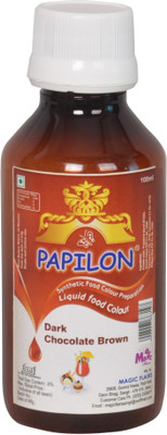 

Papilon CONCENTRATED FOOD COLOUR PREPARATION DARK CHOCOLATE BROWN 100 ML. Brown(100 ml)