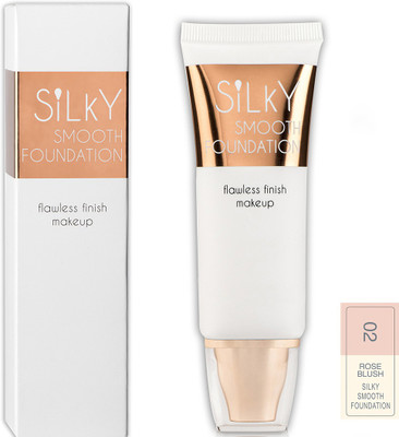 

HD Silky Smooth Foundation Flawless Finish Make up For- Women & Girls Foundation(Rose Blush)