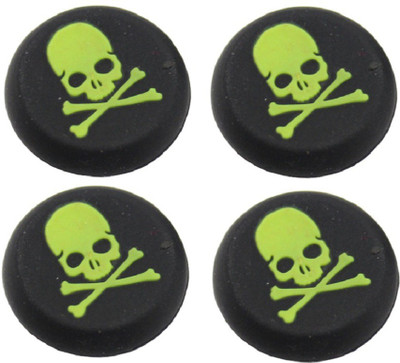 

Everycom Skeleton Design Silicone Thumb Sticks Caps Handle Joystick Grip Cover For With PS4/Xbox 360 Controllers - 2 Pair Gaming Accessory Kit(Green, For PS4, Xbox 360)