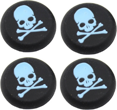 

Everycom Skeleton Design Silicone Thumb Sticks Caps Handle Joystick Grip Cover For With PS4/Xbox 360 Controllers - 2 Pair Gaming Accessory Kit(Blue, For PS4, Xbox 360)