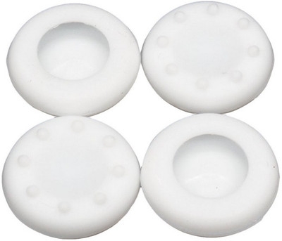 

Everycom Colorful Silicone Thumb Sticks Caps Handle Joystick Grip Cover For With PS4/Xbox 360 Controllers - 2 Pair Gaming Accessory Kit(White, For PS4, Xbox 360)