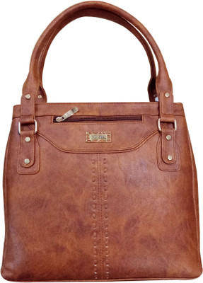 

azinnia Hand-held Bag(Tan)
