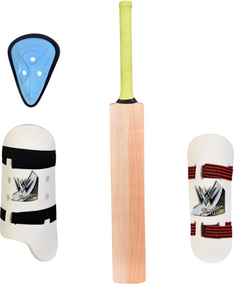 

W SIGNATURE PLAIN Long Handle + 2 Thigh pad + 1 Abdo Guard Cricket Kit