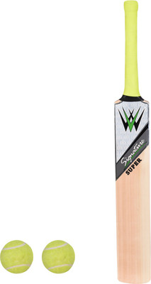 

W SIGNATURE SUPER Kashmiri willow Cricket Bat + 2 Tennis Ball combo Cricket Kit(Bat Size: 6 (Age Group 11 - 13 Years))