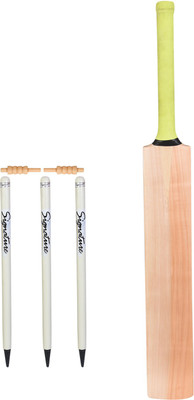 

W SIGNATURE PLAIN Cricket Bat + 1 Set of Stumps Cricket Kit(Bat Size: 6 (Age Group 11 - 13 Years))