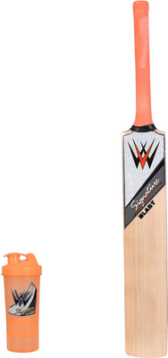 

W SIGNATURE BLAST English Willow Bat + 1 Sports Bottle combo Cricket Kit(Bat Size: Long Handle (Age Group 15+ Years))