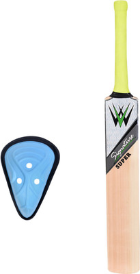 

W SIGNATURE SUPER English Willow size 6 + 1 Abdo guard combo Cricket Kit
