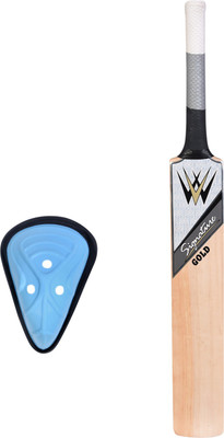 

W SIGNATURE GOLD English Willow+ 1 Abdo guard combo Cricket Kit(Bat Size: 5 (Age Group 10 - 12 Years))