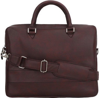 

TRAFELWOODS 14 inch Laptop Messenger Bag(Brown)