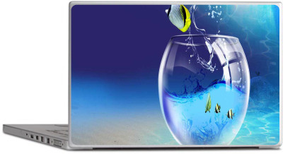 

PRINTCLUB Fish Laptop Sticker 15.6 inch-Laptop Skin-2018-41 Vinyl Laptop Decal 15.6