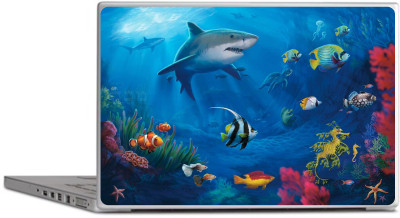 

PRINTCLUB Fish Laptop Sticker 15.6 inch-Laptop Skin-2018-168 Vinyl Laptop Decal 15.6