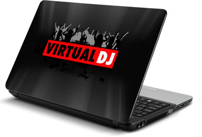 

PRINTCLUB Virtual DJ Laptop Sticker 15.6 inch-Laptop Skin-2018-57 Vinyl Laptop Decal 15.6