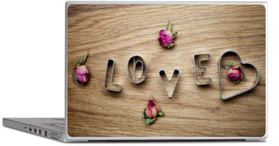 

PRINTCLUB LOVE Laptop Sticker 15.6 inch-Laptop Skin-2018-202 Vinyl Laptop Decal 15.6