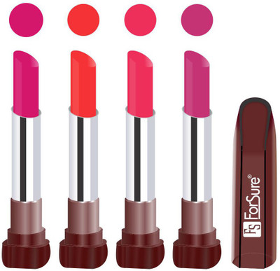 

Forsure American Matte Lipstick Multi color Combo (Set Of 4 pcs)(Multicolor, 16 g)