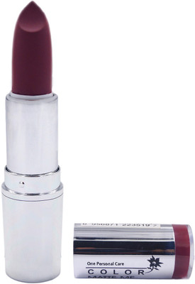 

One Personal Care Pro Color | Matte Me Lipstick 119(Vivid Plum, 3.8 g)