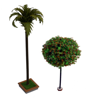 

R D MODELS PALM TREE / GREEN TREE SCALE 1:100 Model Building Kit
