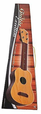 JAYNIL ENTERPRISE Guitar With 4 Strings Wood Finish Best Sound Quality(Brown)