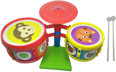 

HALO NATION Musical Beat Drum set 10 Pcs for kids(Multicolor)