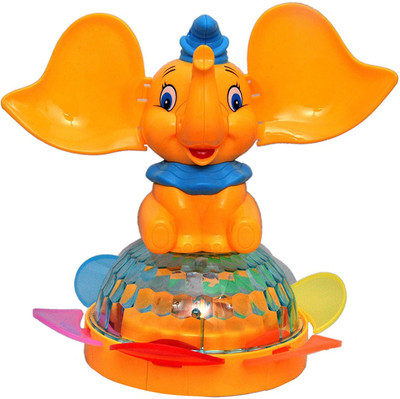 

FLAME Dancing Elephant 4D Lights With Sound(Multicolor)