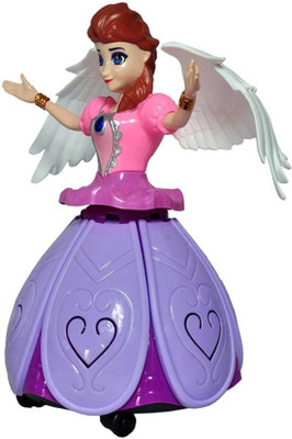 

JAYNIL ENTERPRISE Beautiful Dancing Angel Girl Robot with 3D Lights and Music(Multicolor)