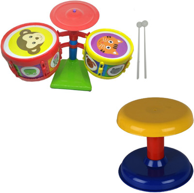 

HALO NATION High Quality Jazz Drum 8 Piece Drum set with Stool(Multicolor)
