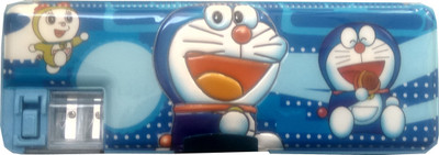 

Shreejee Small Doraemon Art Plastic Pencil Box(Set of 1, Blue)