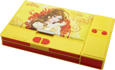 

Disney PRINCESS PRINCESS Art PLASTIC Pencil Box(Set of 1, Pink)