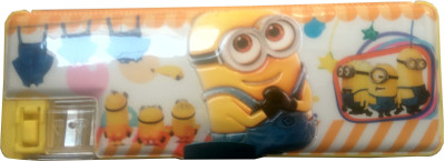 

Shreejee Small Minnions Art Plastic Pencil Box(Set of 1, Yellow)