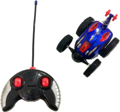 

ClueSteps Radio Control StunPobot Off Road Car Blue and Black (Batteries Not Included)(Multicolor)