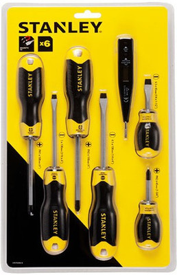 

Stanley STHT92002-8 Combination Screwdriver Set(Pack of 7), Yellow