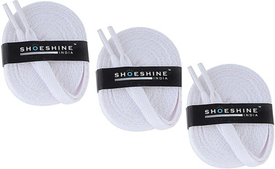 

SHOESHINE Athletic FlatSL37 Shoe Lace(White Set of 3)