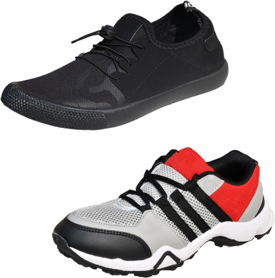 

BERLOC Casuals For Men(Black, Grey, Blackgrey