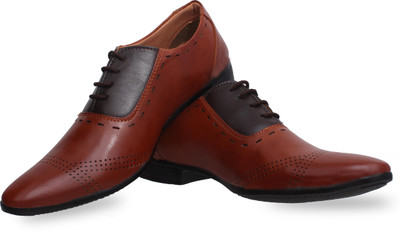 

Deals4you Artificial Leather Wedding Office Use Formal Shoes For Mens And Boys Lace Up For Men(Brown, Black