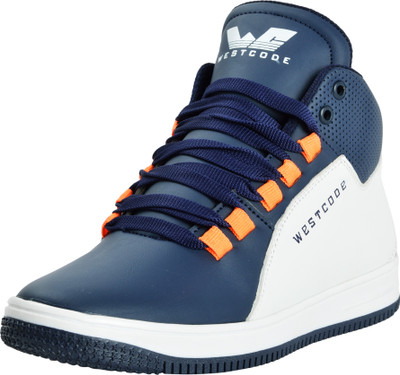 West Code WESTCODE Mens Boots Synthetic Leather High Top Casual Shoes and Sneakers 9016-Black-9 Boots For Men(Black)