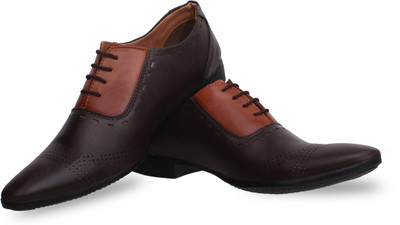 

Deals4you Artificial Leather Wedding Office Use Formal Shoes For Mens And Boys Lace Up For Men(Black