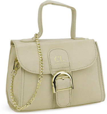 

Carlton London Women Casual Beige PU Sling Bag