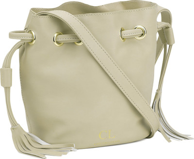 

Carlton London Women Casual Beige PU Sling Bag