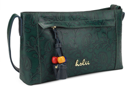 

Holii Women Casual Green Leatherette Shoulder Bag