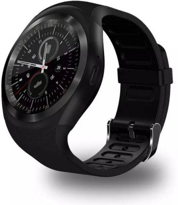 

BODOC Y1 Touch Screen Support SIM Card and TF Card with Activity Tracking Smartwatch (Black Strap Free Size) Smartwatch(Black Strap Free Size)