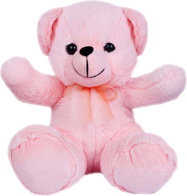 

Cuddly Silky Soft Fur Teady Bear Character Stuffed Toy for Kids - 12 inch(Pink)
